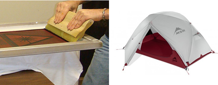 Silk Screen for wholesale camping gear products