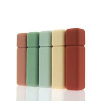 Square empty lip gloss tubes