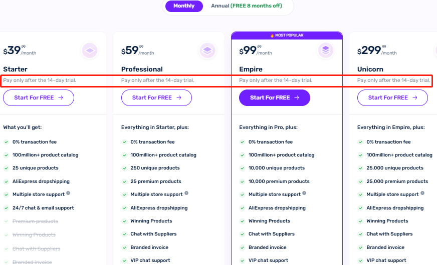 spocket-pricing