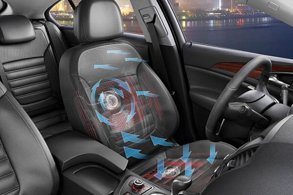 Cooled car seats