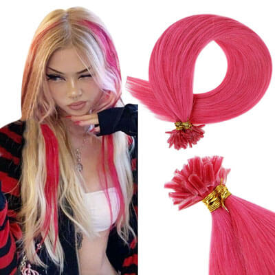 Fusion-bonded-hair-extensions
