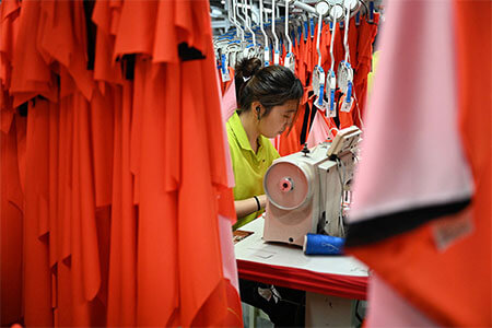 Jinjiang sportswear factory