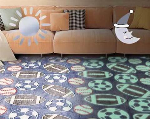 Fiber optic carpets