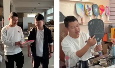 China Product Agent agent Joe with pickleball factory owner