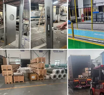 Steel doors