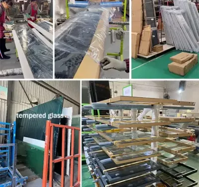 glass panel doors