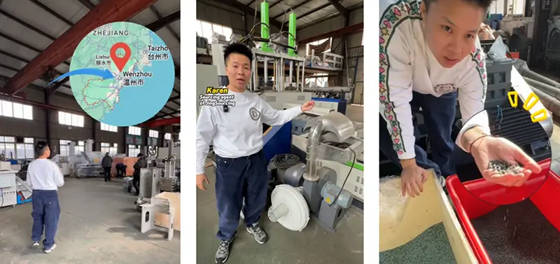 China Product Agent Agent Karen Inspecting the compact Pelletizer machine