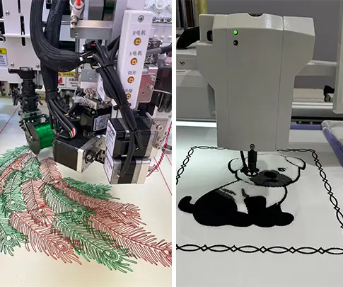 Specialized embroidery machines