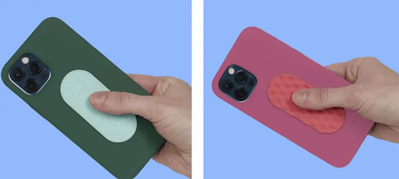 tactile sensory phone sticker