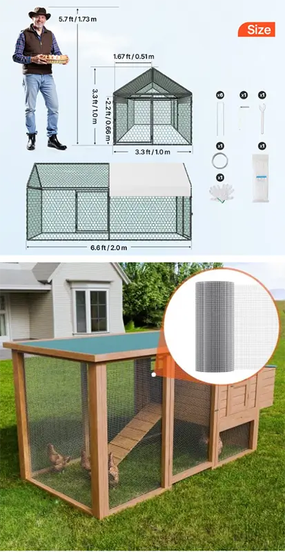 DIY hardware metal coops