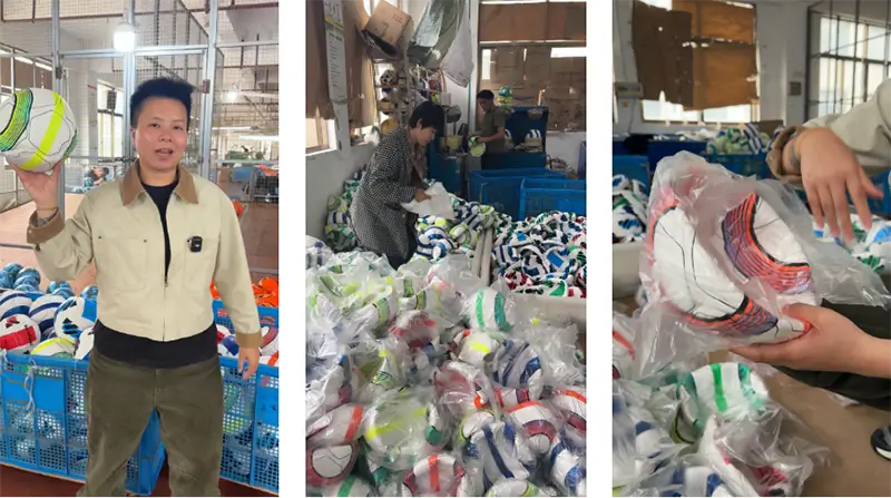 deflated footballs in factory