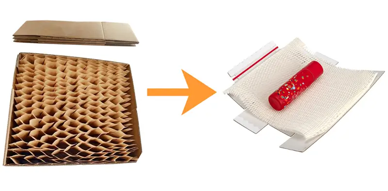 innovative honeycomb pack and ship box