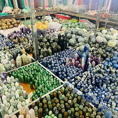 Raw crystal in Yiwu Changchun Street