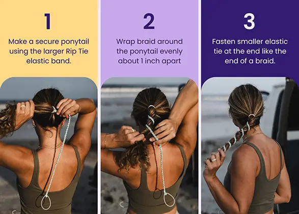 Rip Tie Usage Steps