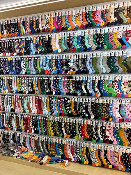 Yiwu Wholesale Market Sock Booth
