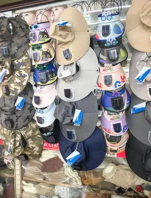 fan-equipped hat