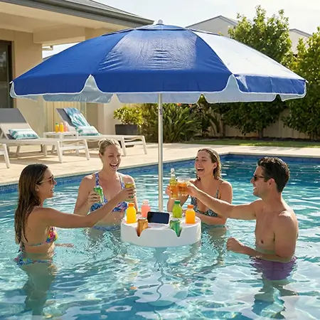 floating pool umbrella