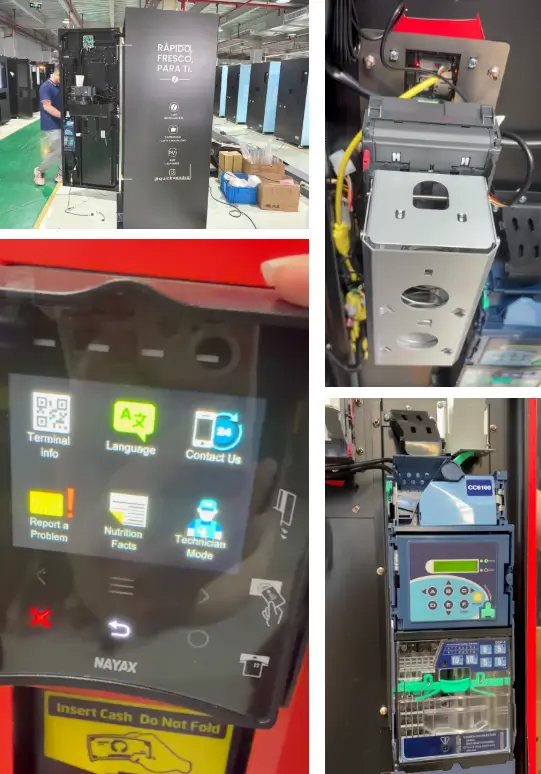 China Product Agent agent Inspecting Vending Machines at Changsha Factory